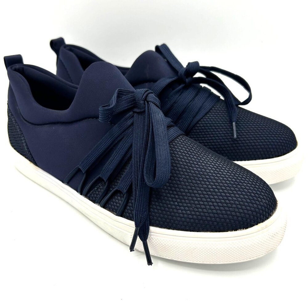 Bonnibel Womens Navy Slip-On Sneakers Size 7.5  Casual Comfort & Style - Picture 7 of 11